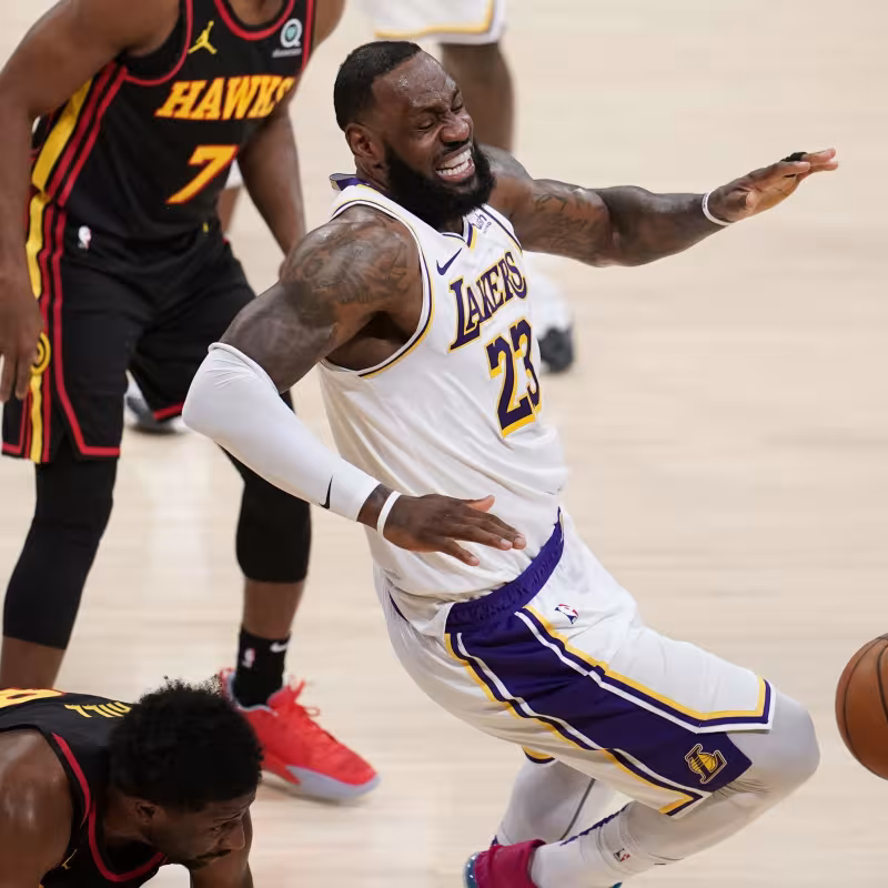 LeBron James, jugador de Los Angeles Lakers.