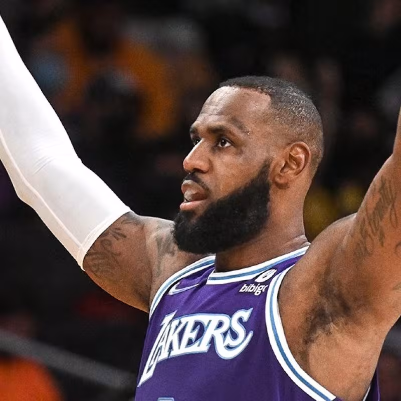 LeBron James, jugador de Los Angeles Lakers.