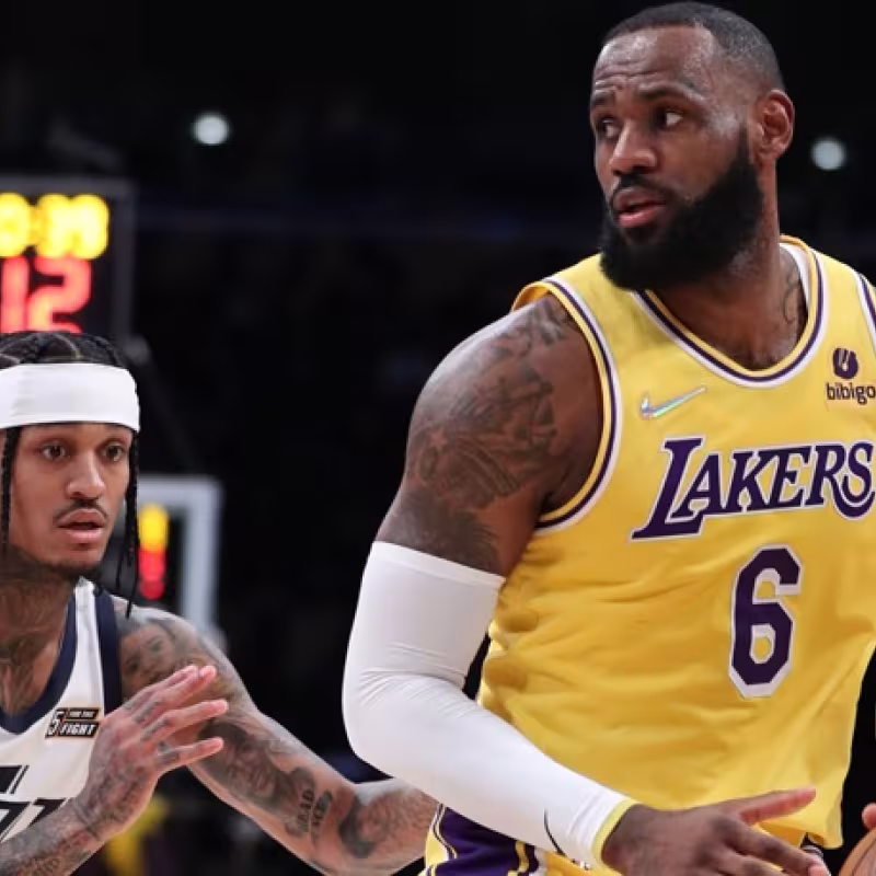 LeBron James, jugador de Los Angeles Lakers.
