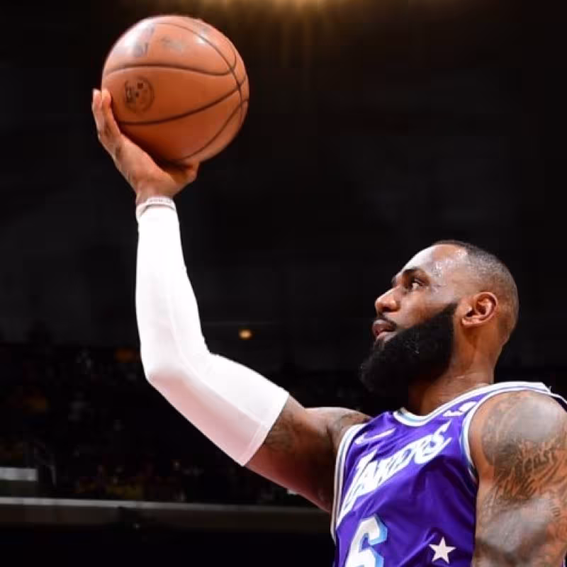 LeBron James, jugador de Los Angeles Lakers.