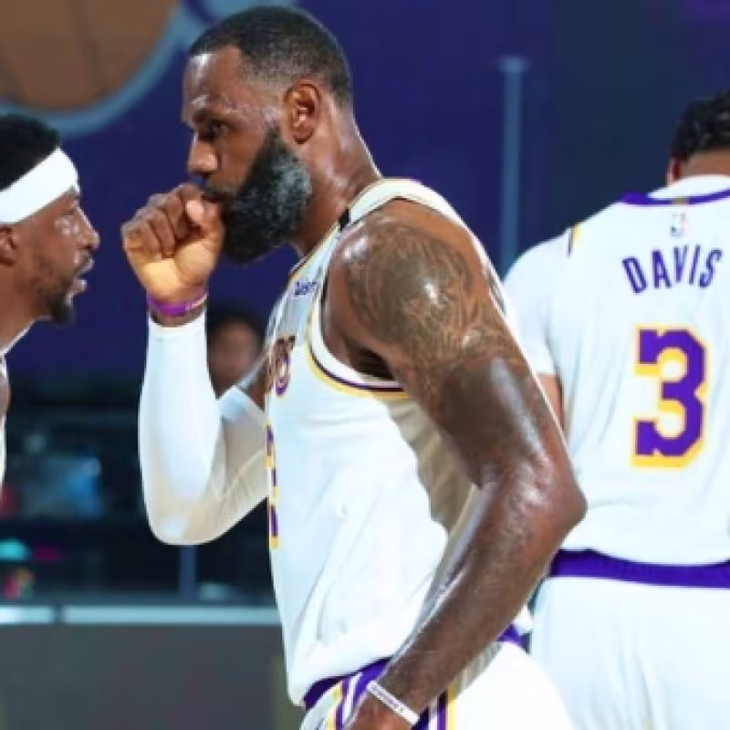 LeBron James, jugador de Los Angeles Lakers.