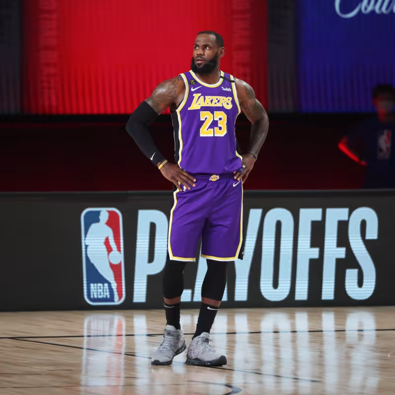LeBron James, jugador de Los Angeles Lakers.