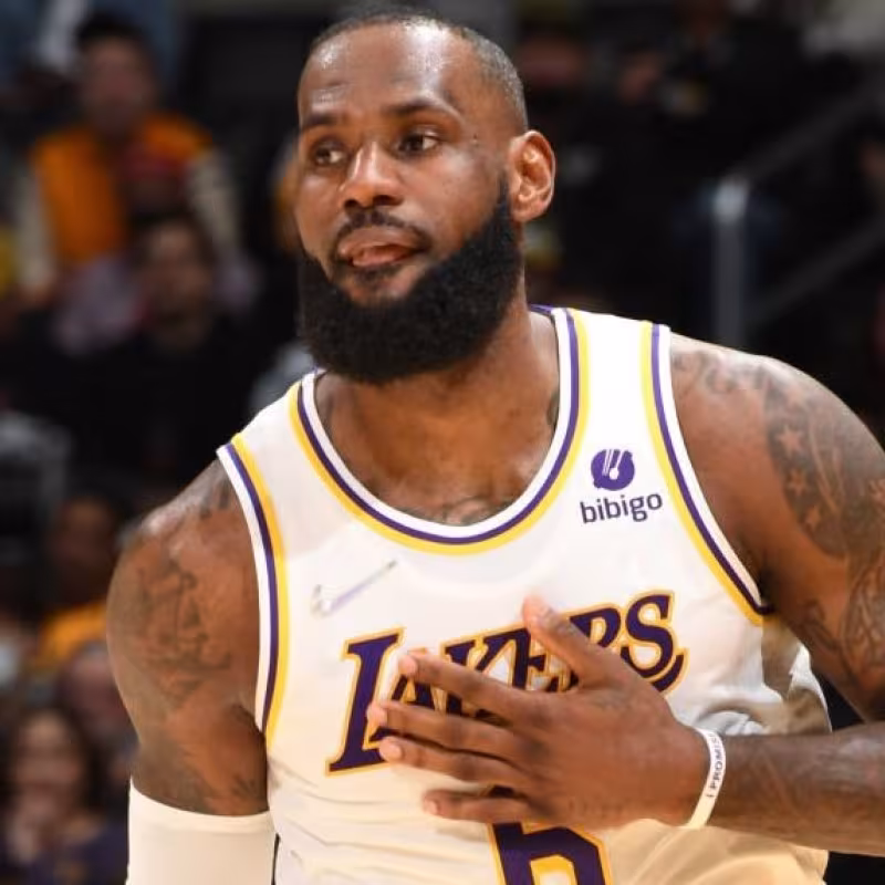 LeBron James, jugador de Los Angeles Lakers.