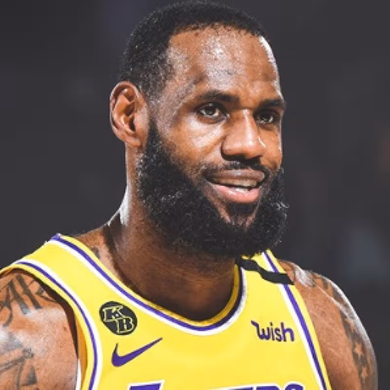 LeBron James, jugador de Los Angeles Lakers.
