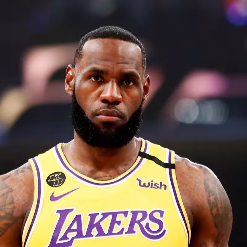 LeBron James, jugador de Los Angeles Lakers.