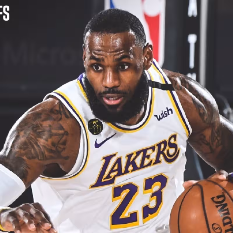 LeBron James, jugador de Los Angeles Lakers.