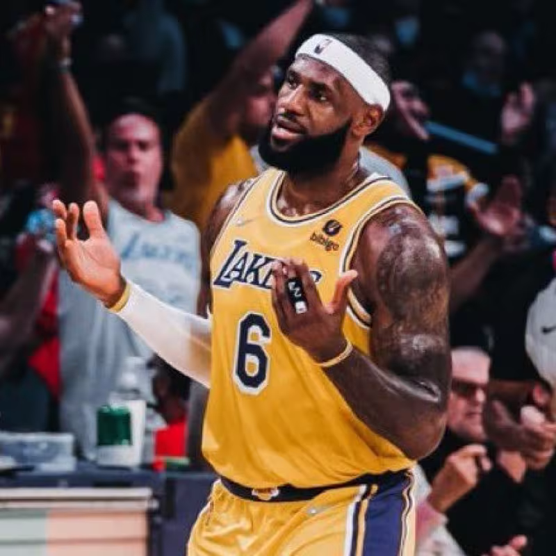 LeBron James, jugador de Los Angeles Lakers.