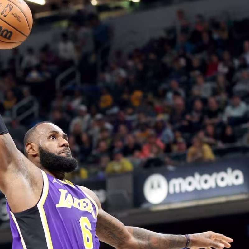 LeBron James, jugador de Los Angeles Lakers.