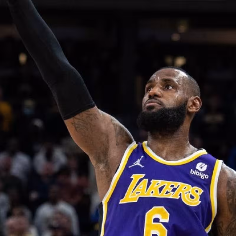 LeBron James, jugador de Los Angeles Lakers.
