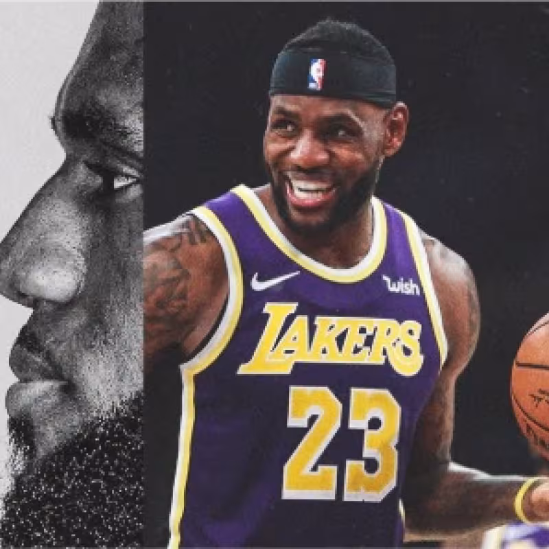 LeBron James, jugador de Los Angeles Lakers.