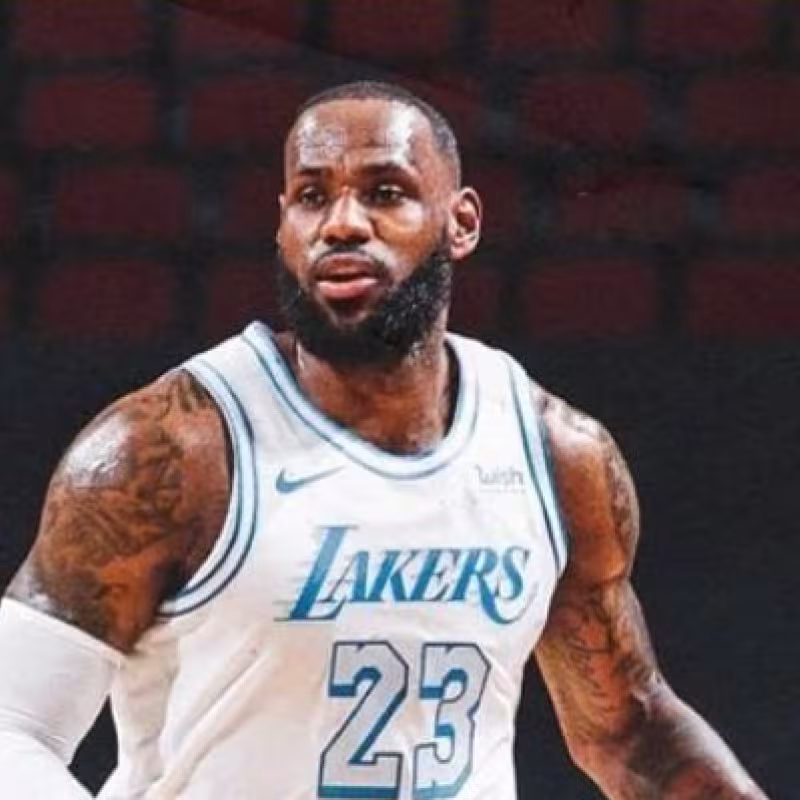 Lebron James, lucha Lakers play-in. Foto: gettyimages