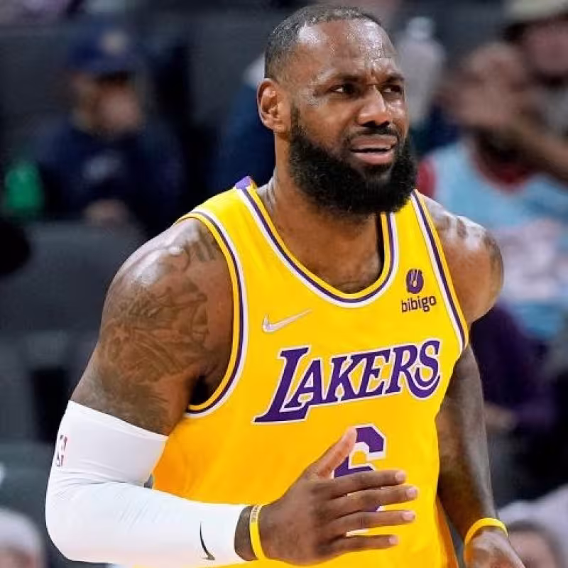 LeBron James, jugador de Los Angeles Lakers. Foto: Ezra Shaw/Getty Images