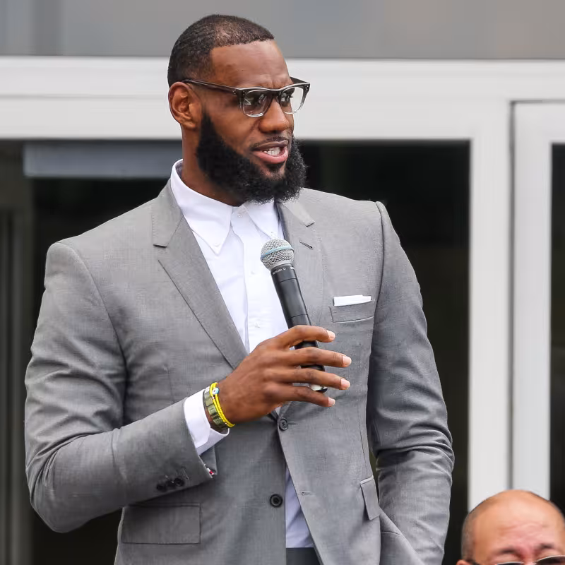 LeBron James, jugador de Los Angeles Lakers.