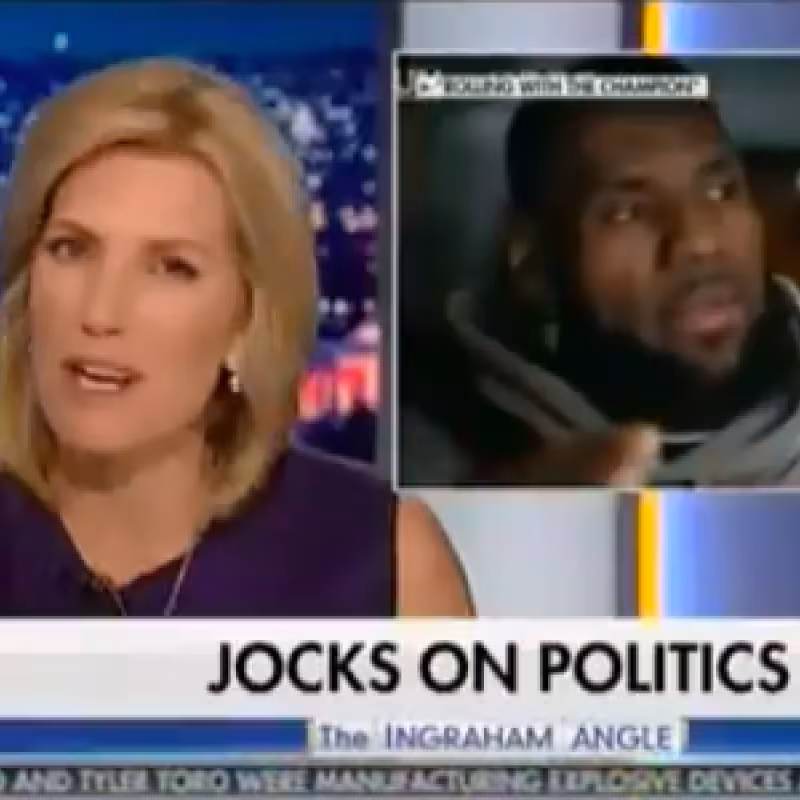 LeBron James fue protagonista hace unos años del programa de Laura Ingraham.