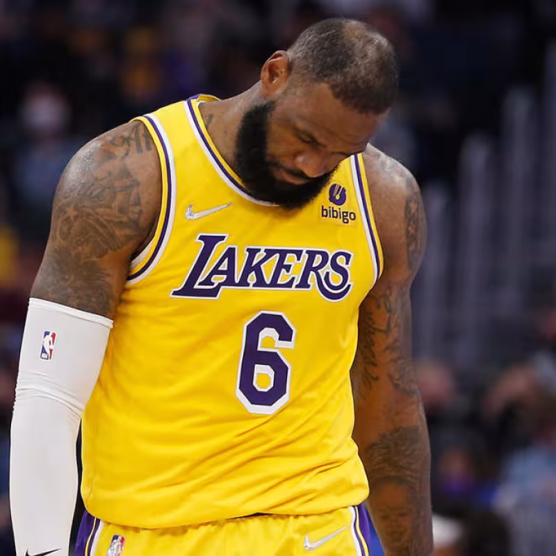 LeBron James, estrella de Los Angeles Lakers. 