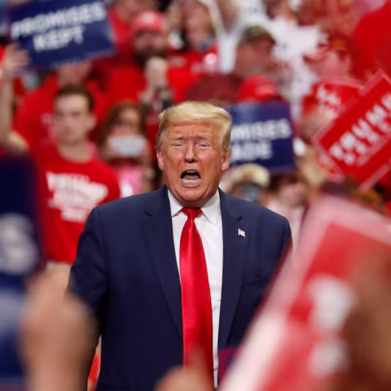 Donald Trump, en campaña.