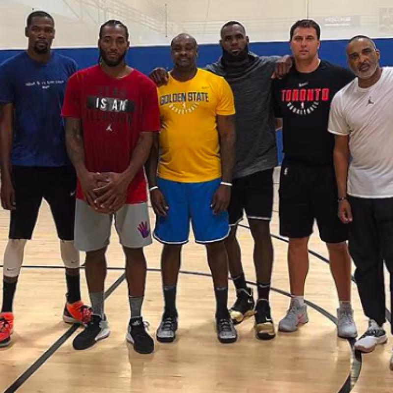 Entrenamiento de lujo en Los Angeles. Foto: thereal94feetofgame