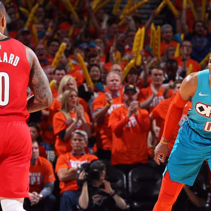 Ambos bases brillaron y se pelearon en los últimos playoffs. Foto: nba.com