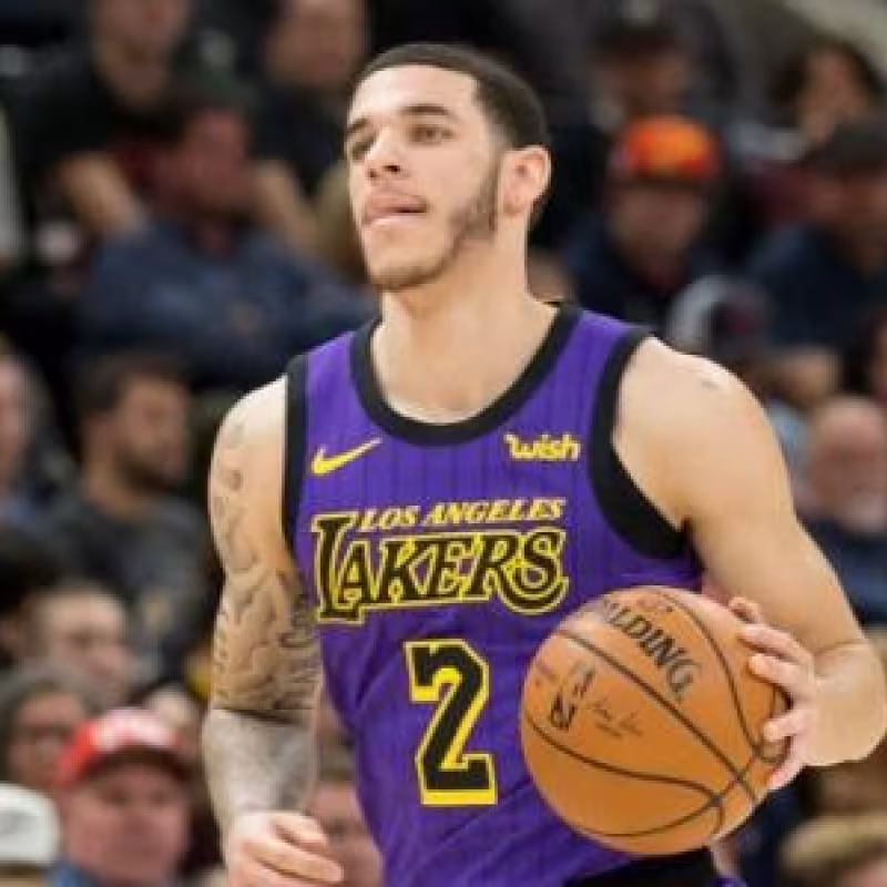 Lonzo Ball, jugador de Los Angeles Lakers.
