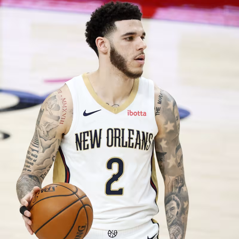 Lonzo Ball, jugador de New Orleans Pelicans.