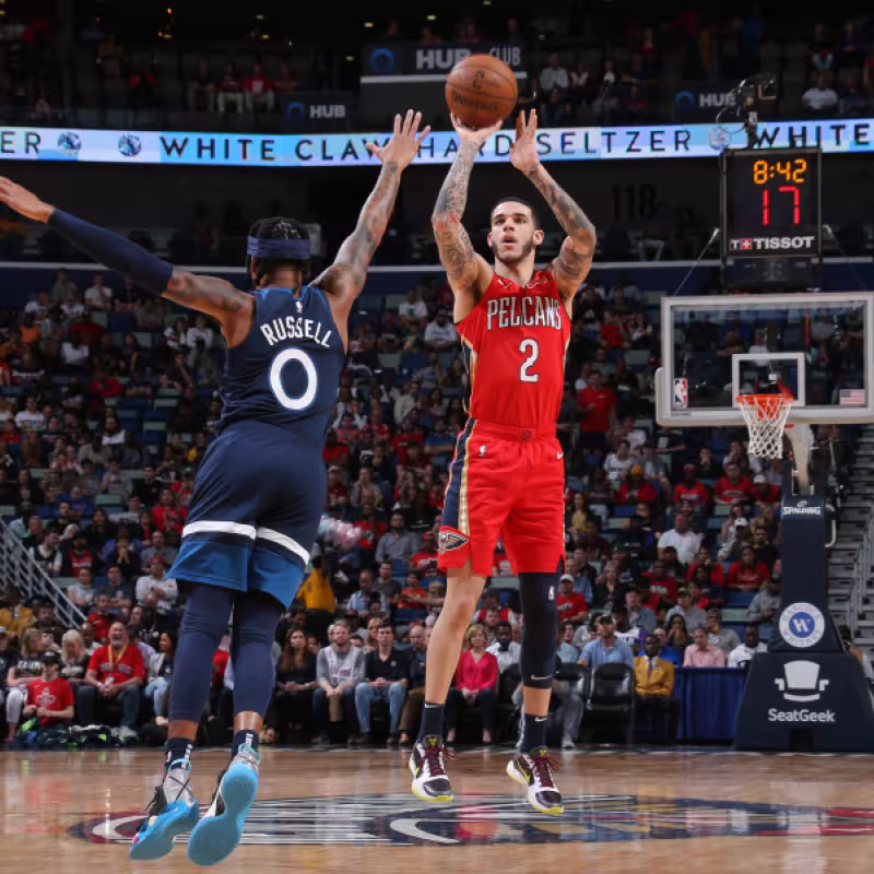 Los increíbles datos que señalan a Lonzo Ball como uno de los mejores triplistas de la NBA
