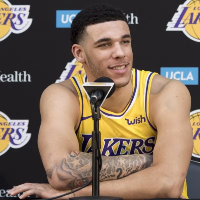 Lonzo Ball, jugador de Los Ángeles Lakers