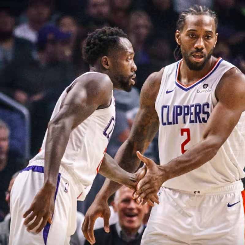 Varias de las estrellas de Los Ángeles Clippers durante un partido "Foto: LAC"