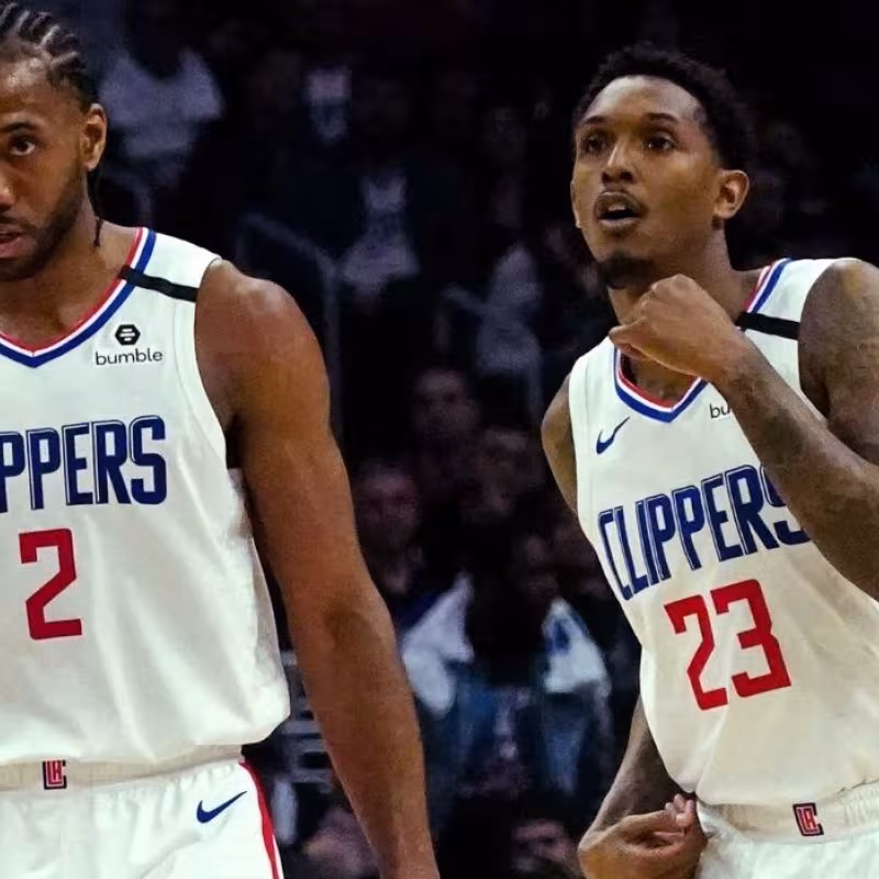 Kawhi Leonard y Lou Williams, ex compañeros en Los Angeles Clippers.