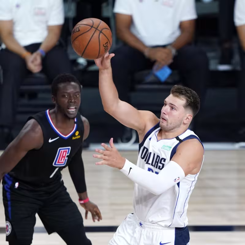 Luka Doncic, confianza en ganar a Clippers. Foto: gettyimages