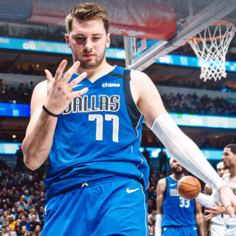 La exhibición de Luka Doncic ante los Bulls, en imágenes