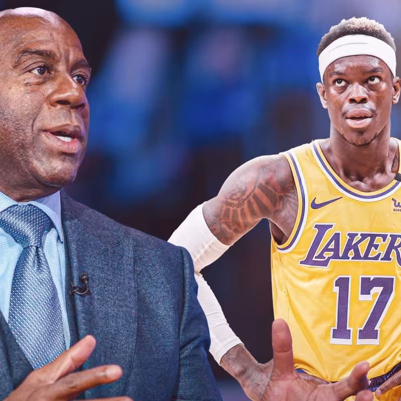 Magic Johnson, el presidente de operaciones de Los Angeles Lakers.