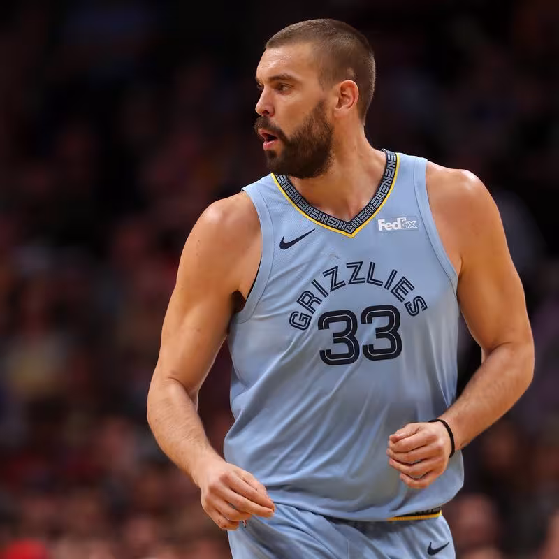 Marc Gasol, con la camiseta de Memphis Grizzlies