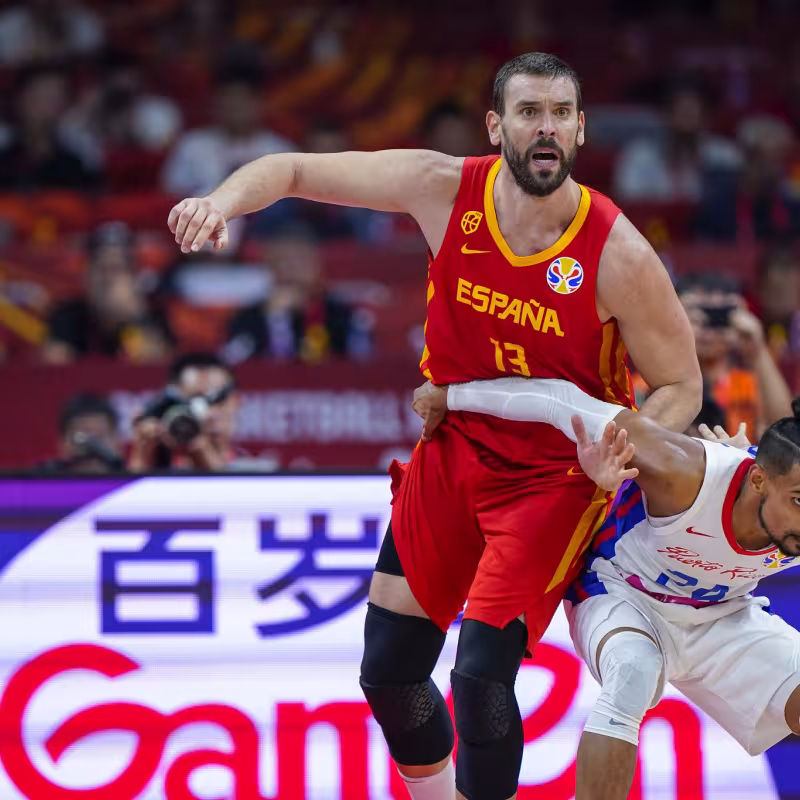 Gasol ha sido una de las figuras españolas hoy. Foto: @BaloncestoESP