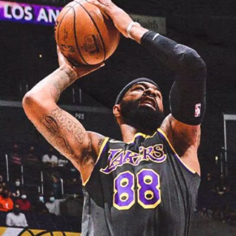 Markieff Morris, jugador de Los Angeles Lakers. 