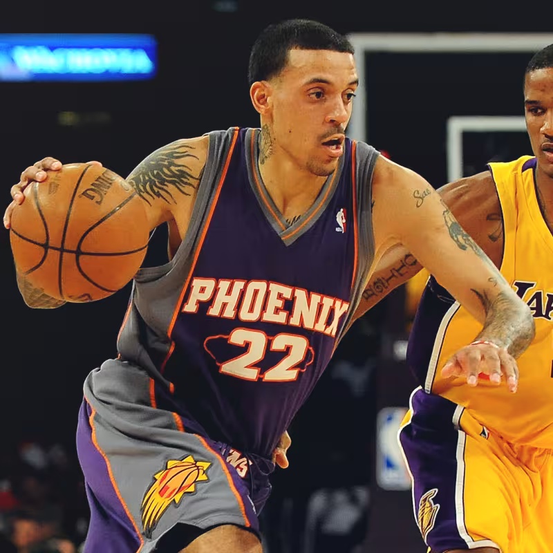 Barnes en acción cuando jugaba para los Suns. Foto: NBA