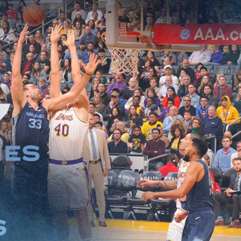 Marc Gasol y sus Grizzlies batieron a LeBron James y sus Lakers.