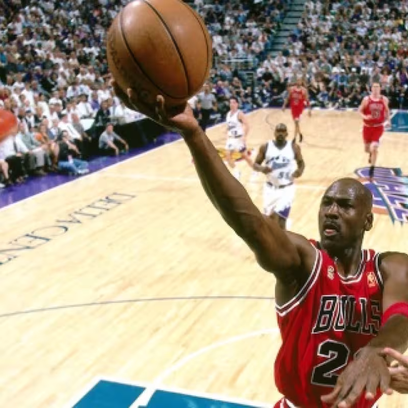 Michael Jordan en su etapa como jugador de Chicago Bulls.