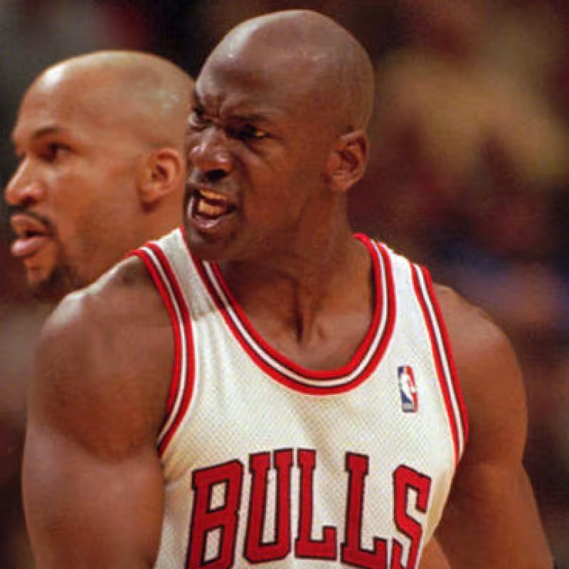 Michael Jordan, estrella de Chicago Bulls y protagonista de The Last Dance. 