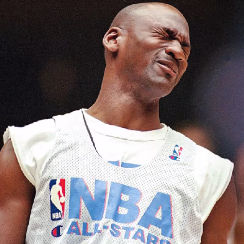 Michael Jordan fue batido en un uno contra uno por un empresario. Foto: gettyimages