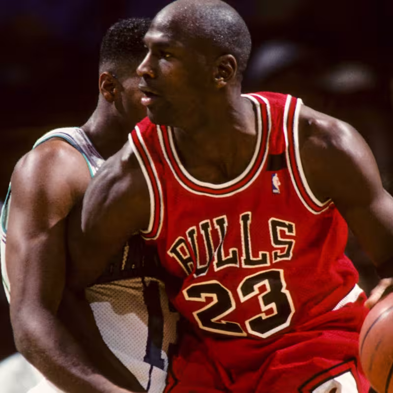 Michael Jordan, el mejor jugador de la historia.