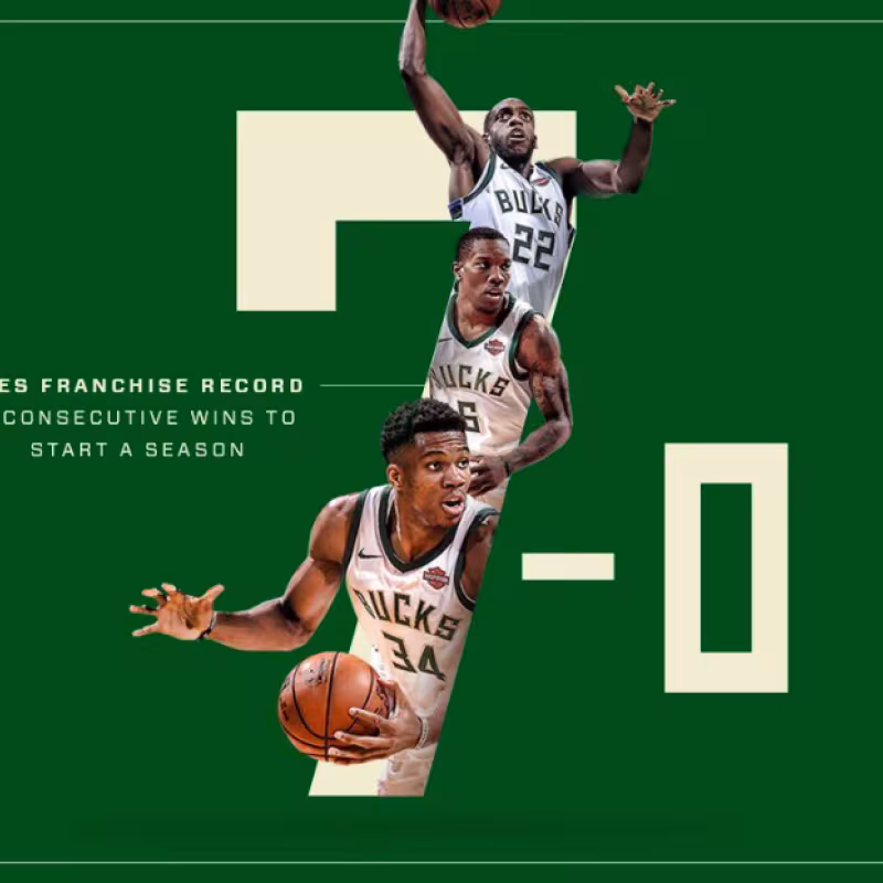 Los Bucks continúan invictos pese a la baja de Giannis Antetokounmpo