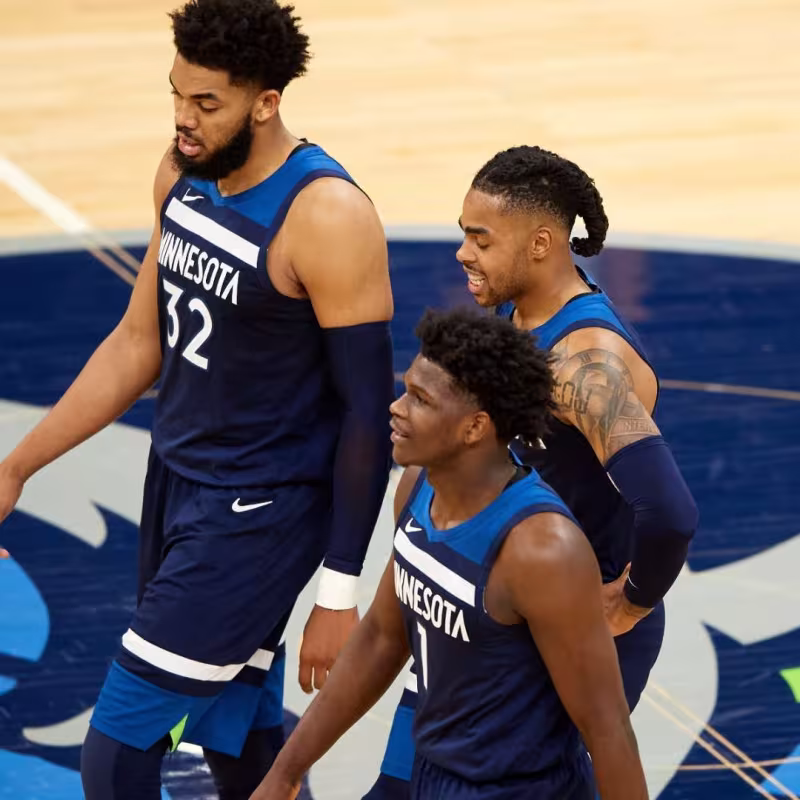 Minnesota Timberwolves, Big 3 en temporada 2022. Foto: gettyimages
