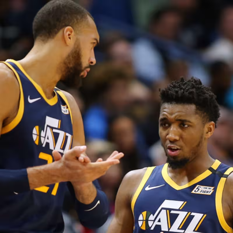 Mitchell y Gobert fueron los primeros dos casos en la NBA. Foto: nba.com