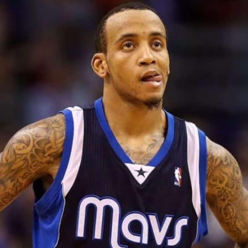 Monta Ellis durante su etapa en Dallas Mavericks "Foto: ShirtsNBA"
