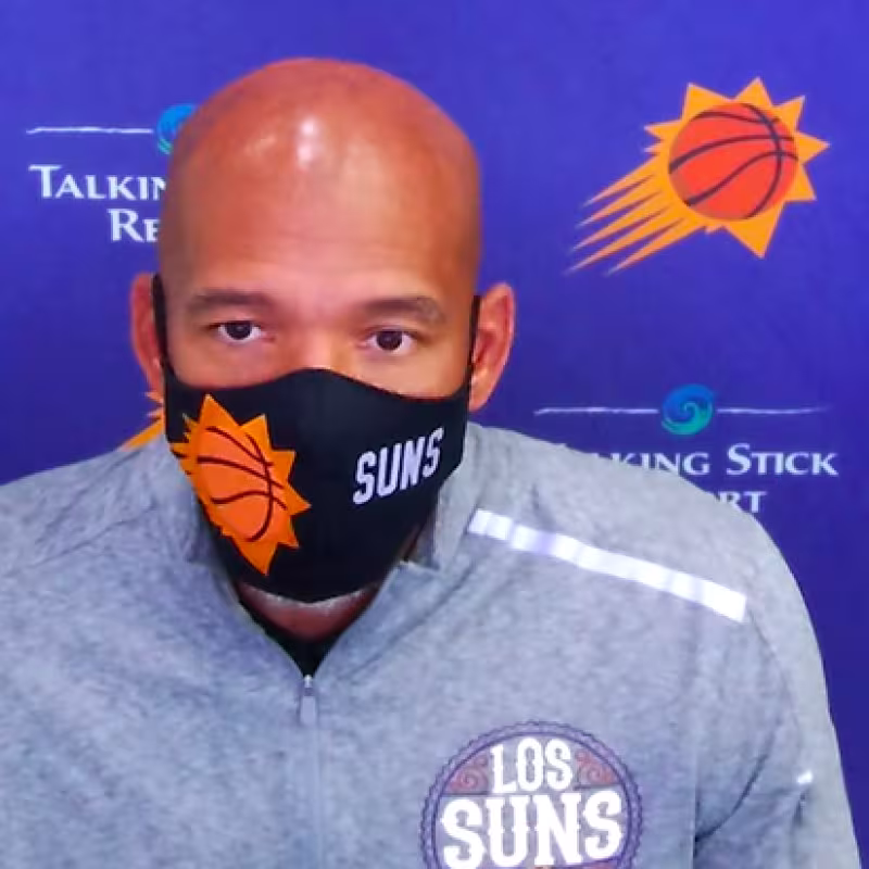 Monty Williams, entrenador de los Suns: "Nuestra mentalidad es la misma que al principio"