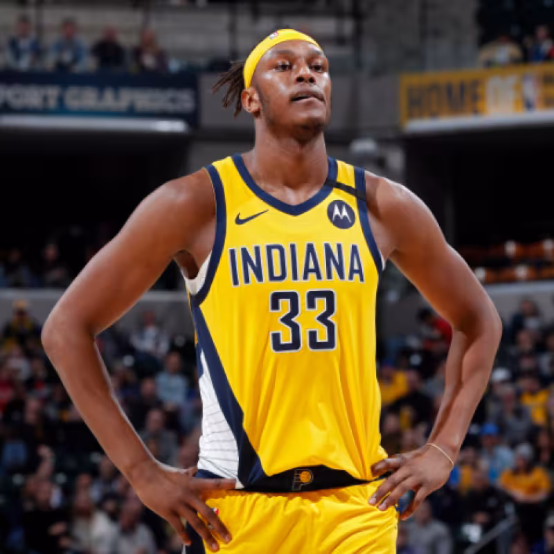 Myles Turner, el mejor center defensivo de la NBA al que disfrutan en Indiana Pacers "Foto: 8 points, 9 seconds"