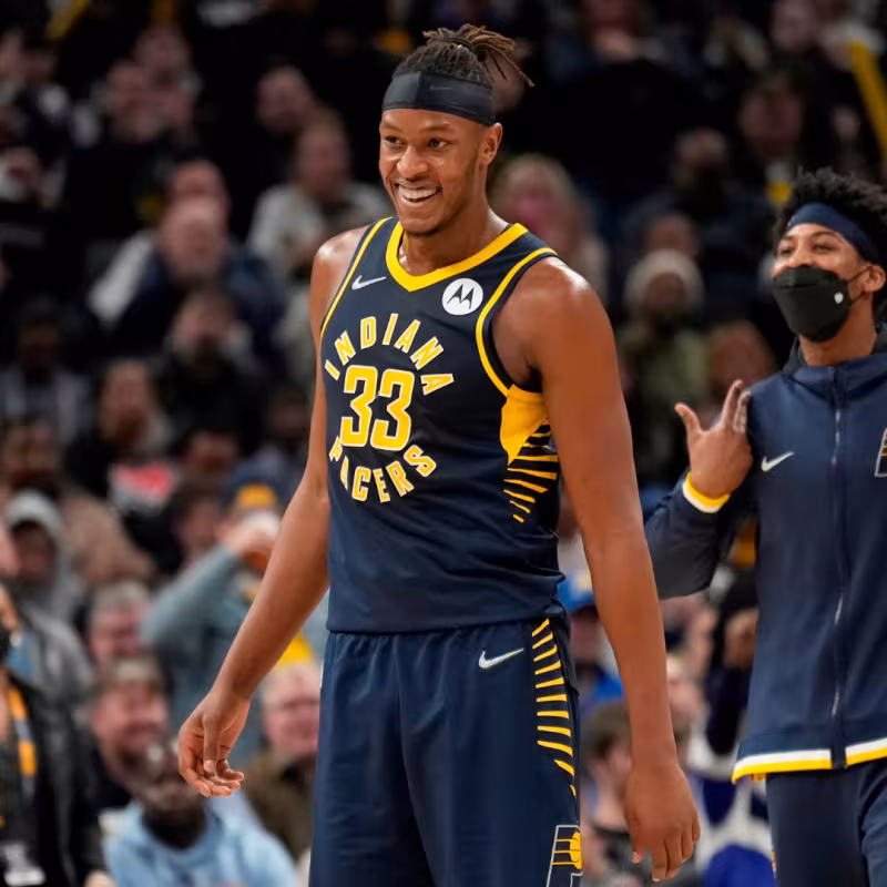 Rumores NBA: Myles Turner a Dallas Mavericks. Foto: gettyimages