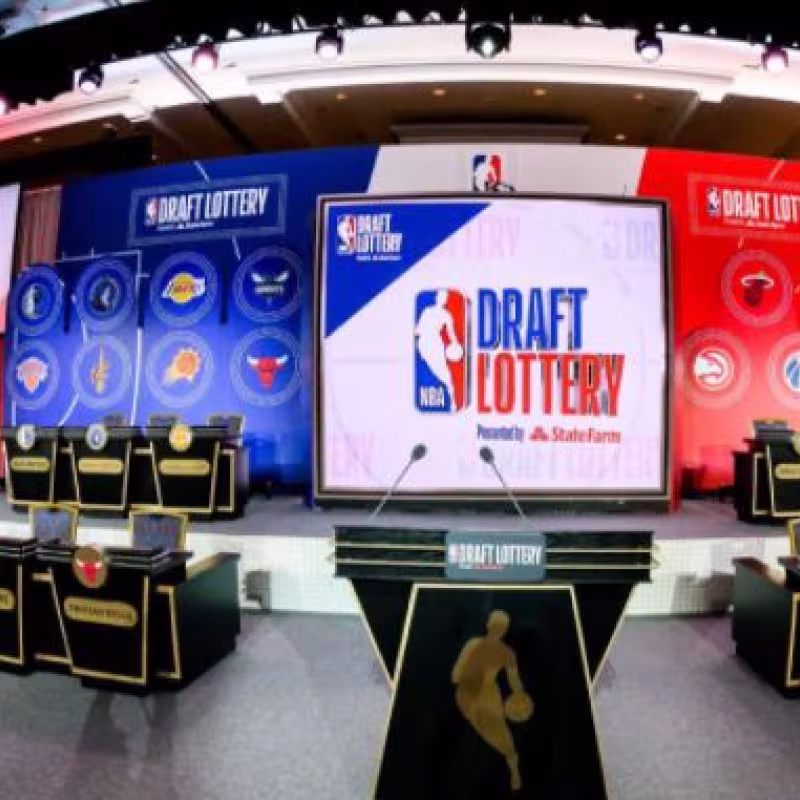 La noche de la lotería del Draft, una de las más importantes del año en la NBA "Foto: ESPN"