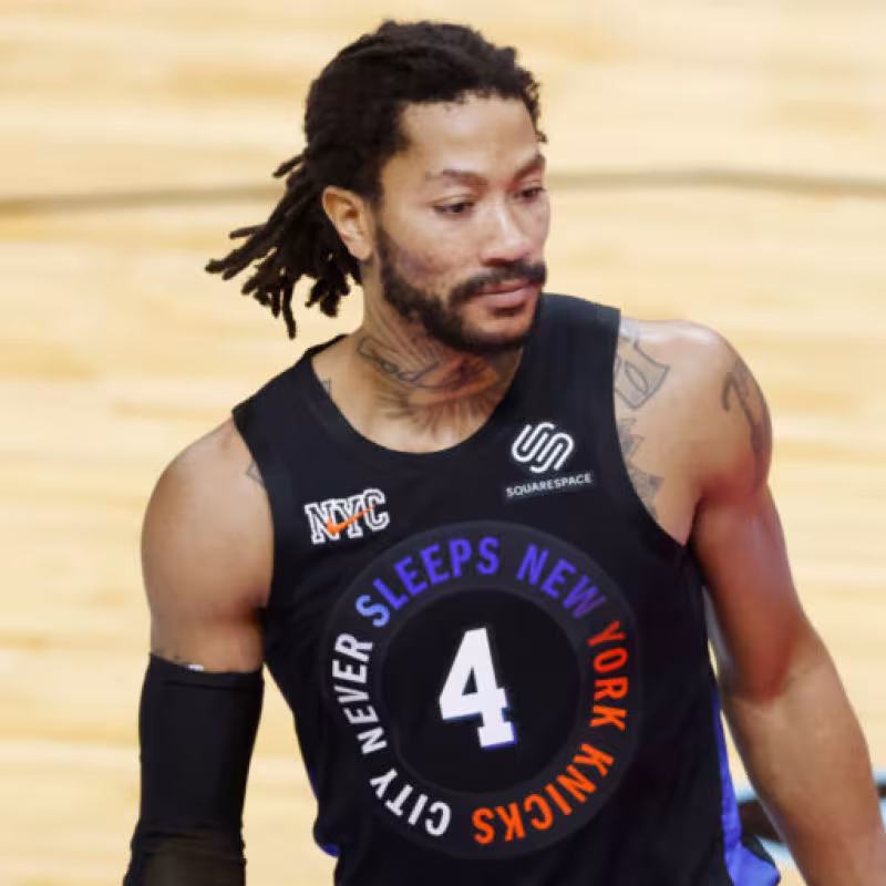 Derrick Rose valora su estreno con New York Knicks