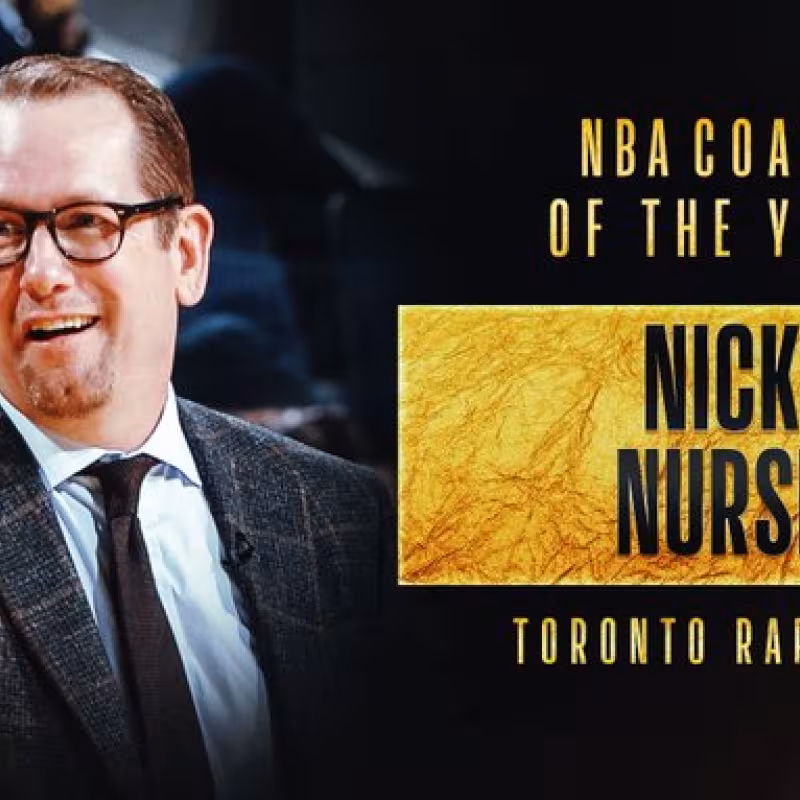 Oficial: Nick Nurse, Entrenador del Año 2019/20 en la NBA